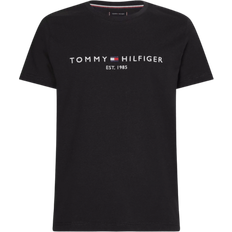 Tommy Hilfiger Herren T-Shirts Tommy Hilfiger Logo T-shirt - Black