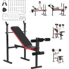 VEVOR Adjustable Foldable Sit Up Bench
