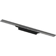 Tece drainprofile Golvränna PVD Borstad Svart Krom 1000 mm