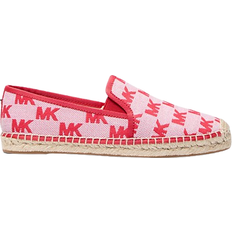 Cotton Espadrilles Michael Kors Hastings Logo Jacquard Slip-On - Bright Red