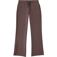 Elastane/Lycra/Spandex Pants Member's Mark Women's Wide Leg Luxe Pants - Brown Bear