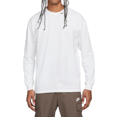 Nike Sportswear Premium Essentials Men's Long-Sleeve T-shirt - White