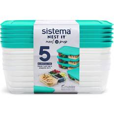 Meal prep matlådor Sistema Nest It Meal Prep Matlåda 5st 1.9L