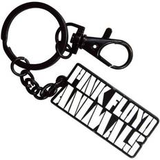 Wallets & Key Holders Pink Floyd Animals Text Logo Keyring - Black/White