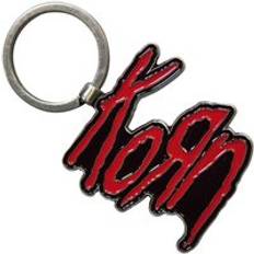 Wallets & Key Holders Korn Logo Enamel Keyring - Red