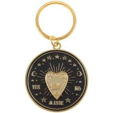 Wallets & Key Holders Something Different Summon The Spirits Planchette Keyring - Black/Gold