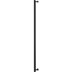 Double Sided Knurled Closet Bar Handle Blac