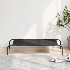 vidaXL Løftet Hundeseng 110 x 65 x 20 cm Oxfordstof og Stål