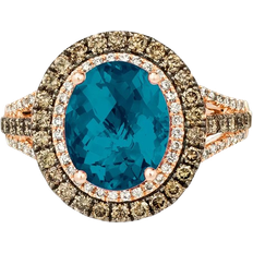 Le Vian Statement Ring - Rose Gold/Diamonds/Topaz