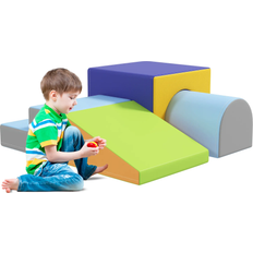 Climbing blocks Homcom Soft Building Blocks for Climbing & Sliding