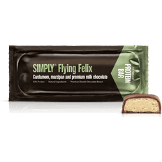 Kardemomme Simply Flying Felix Kardemomme marcipan og premium mælkechokolade 40g 1 stk