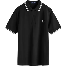 Fred Perry Tops Fred Perry Twin Tipped Polo Shirt - Black