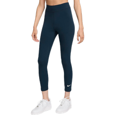 Nike Women's Sportswear Classic High-Waisted 7/8 Leggings - Armory Navy/Sail