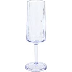 Microwave Safe Champagne Glasses Vietri Superglass Blue Champagne Glass 4fl oz