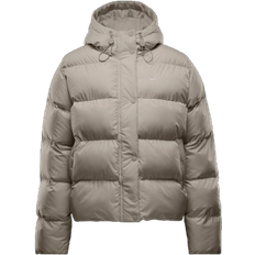 Nike Sportswear Metro Puffer Women's Therma-FIT Loose Hooded Jacket - Light Orewood Brown/White