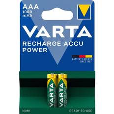 Batteries - Rechargeable Standard Battery Batteries & Chargers Varta Accu AAA 1000mAh 2-pack