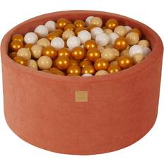 Ball Pit Meow Baby Round Ball Pit MeowBaby Velvet Marsala Red 90 x 30 cm