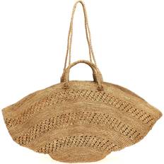 Strå Tasker Ibeliv Sol Tote Bag - Beige