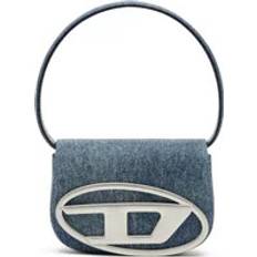 Diesel 1DR Sac Épaule Iconique En Denim Solarisé - Bleu