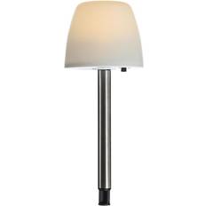 Metro Solar Path Light White/Milky Ground Lighting 28cm