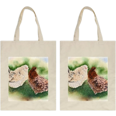 VAPOKF Eco Friendly Shopping Bag - Beige