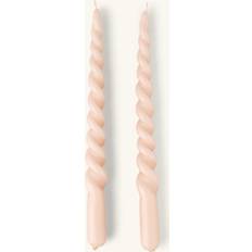 Søstrene Grene Twisted Sandy Candle 28cm 2pcs