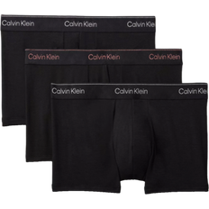 Calvin Klein Modern Cotton Stretch Low Rise Trunk 3-pack - Black/Silver/Red