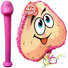 Piñatas Hott Products Bachelorette Pecker Bat & Balls Pinata