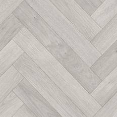 Flooring B&Q Grey Modern Wood Effect Anti-Slip Vinyl Flooring 2.8mm Thick