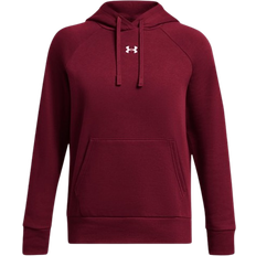 Under Armour Women's Rival Fleece Hoodie - Cardinal/White