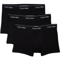 Calvin Klein Modern Cotton Trunks 3-pack - Black W/Black Wb