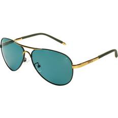 Must-Have Polarized Pilot Sunglasses Gold/Green