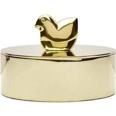 Brass Boxes & Baskets Skultuna Lisa Larson X Brass Small Box 10cm
