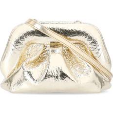 THEMOIRè Gold Vegan Leather Gea Clutch Bag - Gold