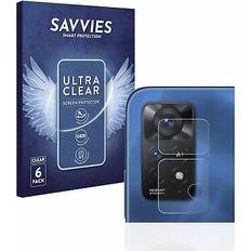 Screen Protectors Savvies 6x Screen Protector for Xiaomi Redmi Note 11 Pro 5G