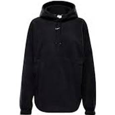 Mujer - XL Suéteres Nike One Women's Oversized Therma-FIT Pullover Fleece Hoodie - Black/White