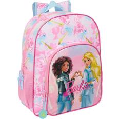 Junior Bags Safta Barbie Painterly School Backpack - Pink/Blue