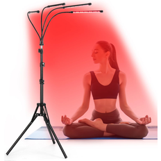 Red Light Therapy Garnier Professional red light therapy lamp with glasses, led red, blue light therapy