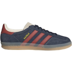 Blue - adidas Gazelle Shoes adidas Gazelle Indoor - Legend Ink/Preloved Ruby/Wonder White