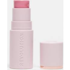 Nude Blushes Makeup Revolution Skin Silk Marble Blush Stick - Pinched Light Pink