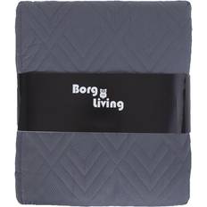 Borg Living Sengetæpper Borg Living Vendbart Mørkegrå og Lysegrå 220 x 240 cm Sengetæppe (240x220cm)