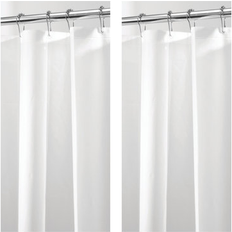 iDESIGN PEVA Stall Shower Curtain Liner 54 x 78 in Set of 2