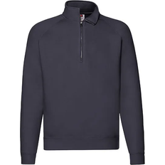 Classic Zip Neck Sweat - Deep Navy