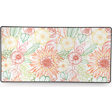 Orange Desk Mats East Urban Home Joann Large Zentangle Color Desk Pad 0.125 H x 31.5 W x 15.75 D