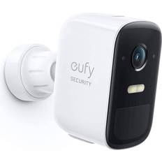 Eufy Caméras de Surveillance Eufy Cam 2C Pro T81423D1 WiFi Sans Fil Vision Nocturne Résistance IP67 Blanc