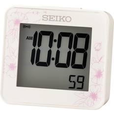 Wecker Seiko QHL097W Digitalwecker Quarz Weiß