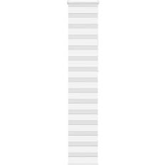 Curtains & Accessories vidaXL Zebra Blind White 50x230 cm Fabric Width 45.9 cm Polyester