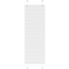 Curtains & Accessories vidaXL Pleated Blind White 40x100 cm Fabric Width 39.4 cm Polyester