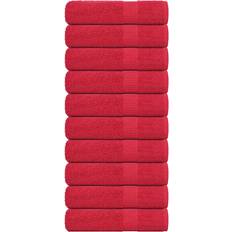 vidaXL 136928 Bath Towel Red (100x50cm)