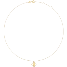 Ottone Collane Tory Burch Kira Clover Pendant Necklace - Gold